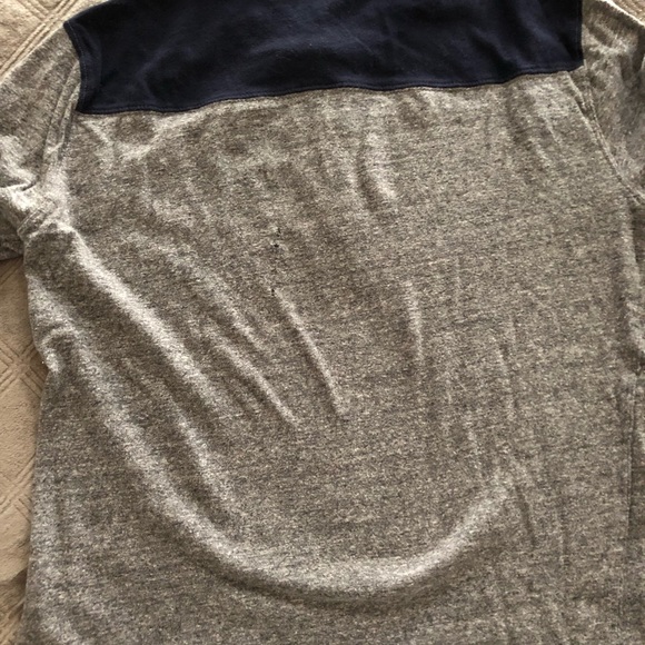 Men’s Jcrew Henley grey and navy slim fit - Picture 4 of 4